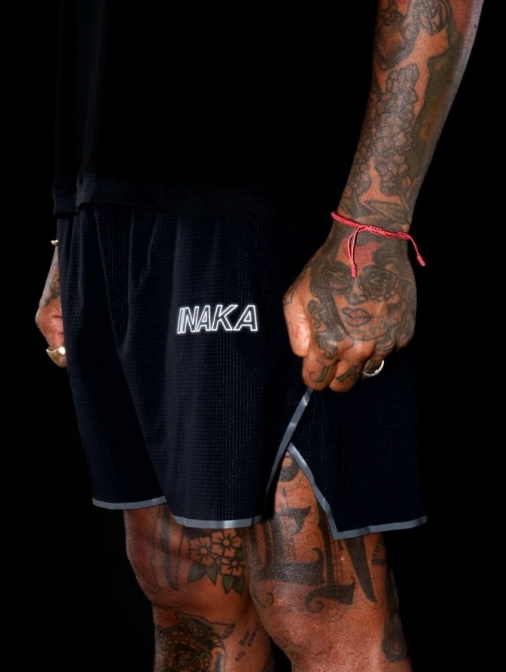 Inaka Power IRC TEAM AEROSTRIDE SHORT - BLACK Sz Small